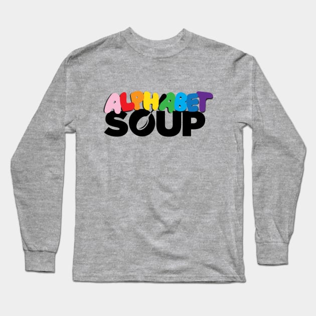 Alphabet Soup Long Sleeve T-Shirt by ItRhymesWithSpaghetti